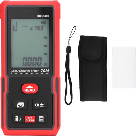 Télémètre Laser Infrarouge Multifonction Distance Superficie Volume Mesure Précise SWDS70 (1/5)
