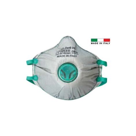 MASCHERINE CON VALVOLA FFP3 SERIE BLS ZER0 IMBUSTATA SINGOLARMENTE- - Zer0 30 - 10 pezzi BLS