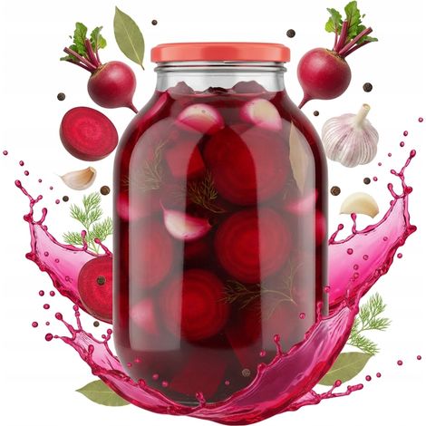 VASO 3L CONSERVAZIONI MARMELLATA LIQUORI + COPERCHIO fi100 (1/5)