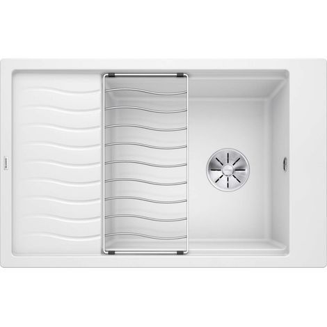 Blanco Elon XL 6 - Silgranitspüle, 78x50 cm, mit Zubehör, InFino, weiß 524838 (1/3)