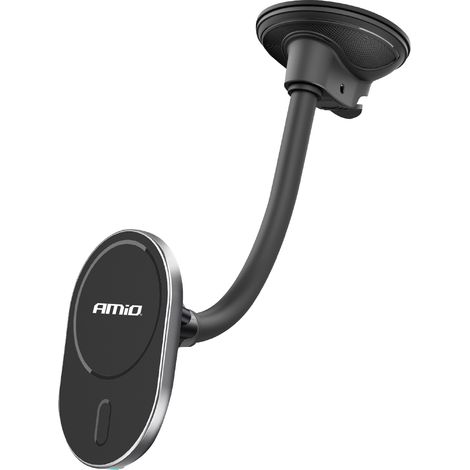 Supporto per cellulare da auto con caricabatterie a induzione per cruscotto My Mag 15W amio-03772 (1/5)