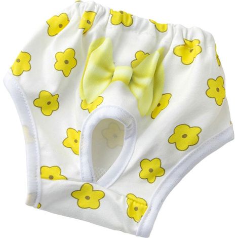 Couches menstruelles réutilisables pour chiennes, incontinence, petites et moyennes, sous-vêtements pour animaux de compagnie, cadeau, couches confortables pour chiennes, taille L (1/4)