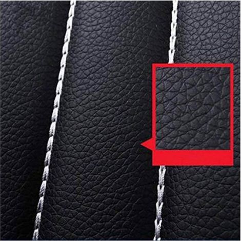 Housse De Siège Auto - Cuir Synthétique PU - Perforée Et Respirante - Universelle Pour Voiture Et SUV - Lot De 2
