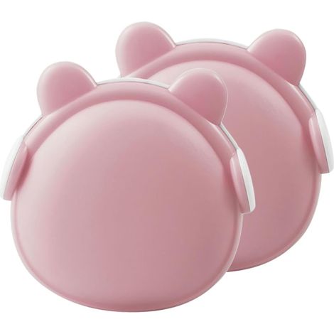 Lot de 2 Veilleuses LED à Brancher Capteur Lumière pour Chambre et Salle de Bain, Veilleuse Décorative en Abs, Protection des Yeux, pour Garçon et Filles