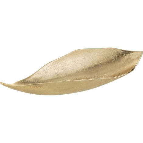 Vide-Poche Design Feuille "John" 34cm Or (1/2)