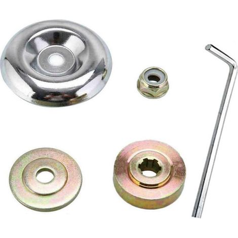 Kit di fissaggio del dado della lama, 5 pezzi, accessori universali per testina decespugliatore