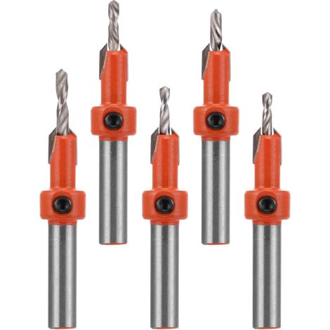 Sollbry Stück 8 mm Holzsenk-Fasenbohrer, Senk-Fasenbohrer für die Holzbearbeitung (1/4)