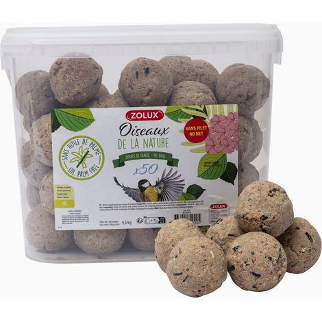 Boules de graisse pour oiseaux 90gr 50 pcs Zolux (1/5)