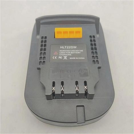 Adaptateur Convertisseur Pour Batterie Li-Ion 22 V - Compatible Avec Outils À Batterie Lithium - Noir - 1 Pièce (1/5)