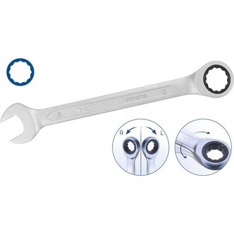 Brilliant Tools BT013721 Ratschenringschlüssel, 21 mm (1/2)