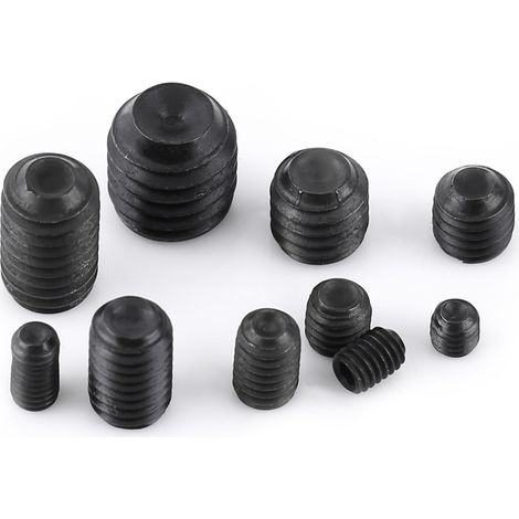 Assortiment de 200 vis à tête hexagonale creuse à pointe conique, boîte incluse (1/5)