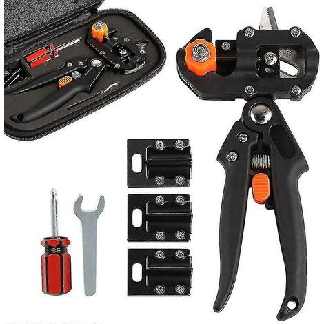 Kit d'outils de jardinage pour greffage, taille et élagage : sécateur, branches, rameaux, vignes et fruits. (1/5)