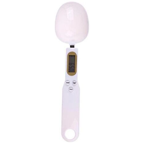 QORVA-Cuillère Doseuse à Graduation 0,1g jusqu'à 500g, écran LCD - 4 unités de pesage, Balance Aalimentaire Multifonctions de Cuisine, la médecine et plus encore