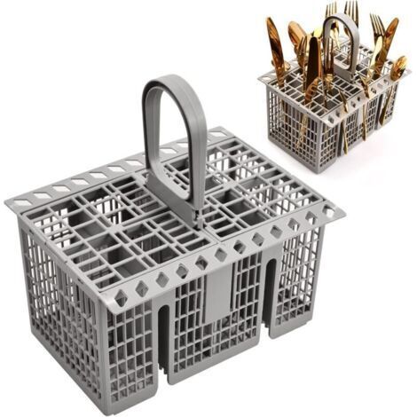 Panier à couverts pour lave-vaisselle, Panier couvert lave vaisselle universel, pour Hotpoint 99673-8729, C00257140, C0038660, Indesit, Whirlpool (1/4)