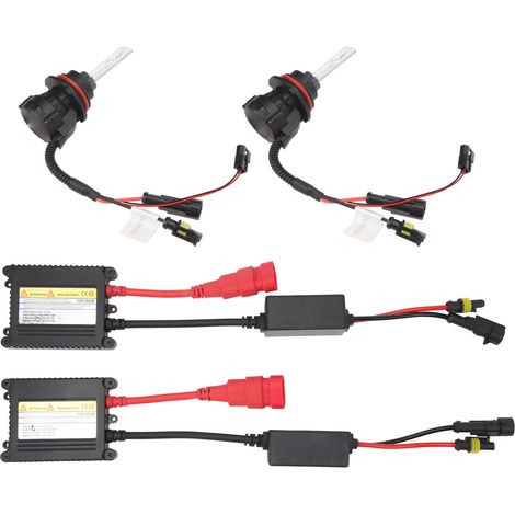 9004 Port 55W Xenonlampe für Autoscheinwerfer, 5500 lm, erweiterbares HID-Xenon-Beleuchtungsset für Abblend- und Fernlicht, 12V DC, 6000K (1/5)