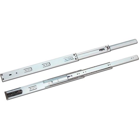 Coulisse à billes push - Course : 406 mm - Longueur : 400 mm - TCASYSTEM (1/2)