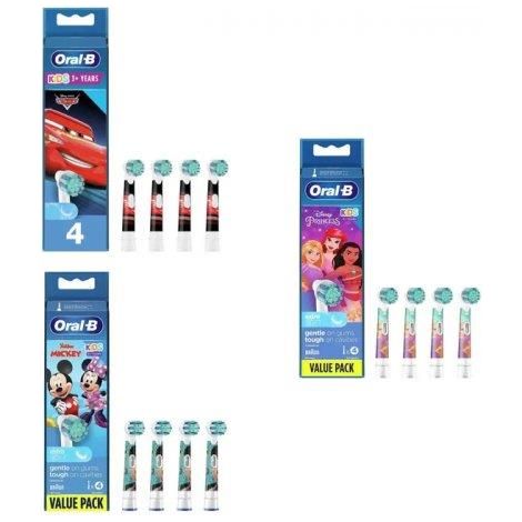 ORAL B 4 PZ RICARICHE KIDS DISNEY PERSONAGGI ASSORTITI