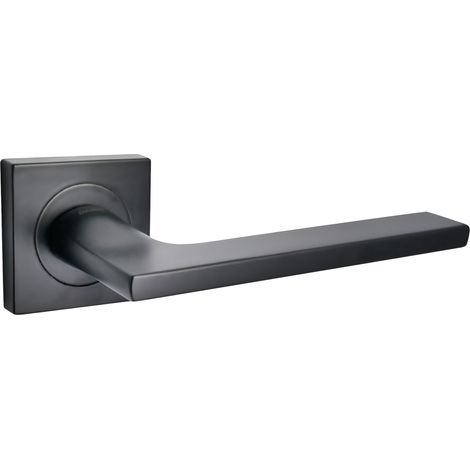 Domino-Türgriff für Innentüren linea-QR schwarz modern (1/5)