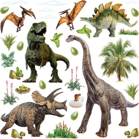 Sticker - Dinosaures - 30x30 cm