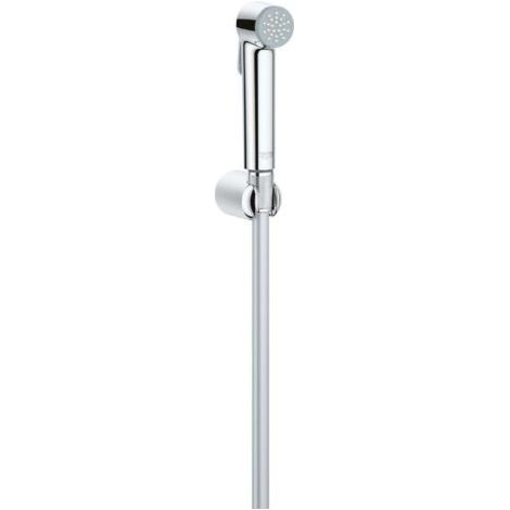 Support de douche mural 1 jet Trigger Spray Finition chrome éclatant Flexible Twistfree 1250 mm Système anti calcaire (1/5)