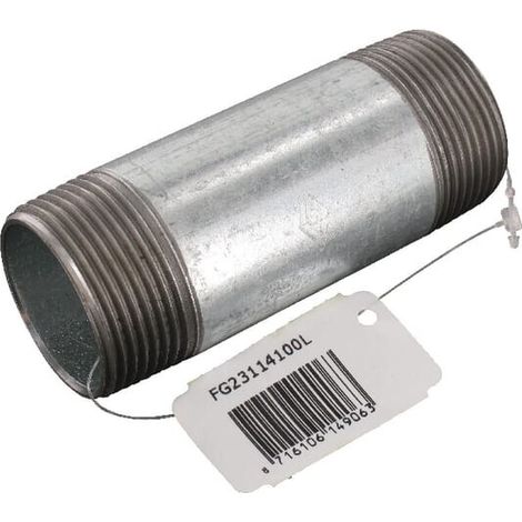 Nipplo prolunga M/M zincato 1 1/4" x 100 mm UNIVERSALE FG23114100L