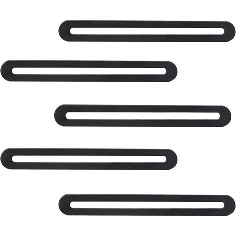 Stück perforierte, verstellbare Flachverbinder aus Edelstahl