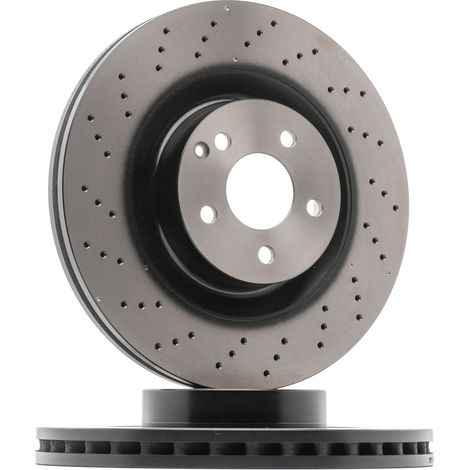 Lot de 2 Disques de frein TRW Automotive DF6242S MERCEDES-BENZ 221 421 00 12 (1/2)