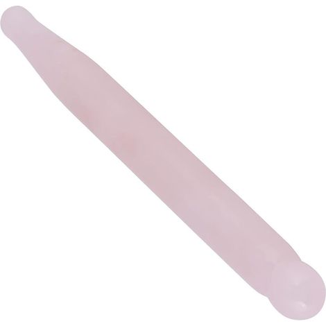 Stylo d'acupression en jade emballé individuellement, pierre de massage, bâtonnet de massage en quartz rose, rouleau de massage, outil (1/5)