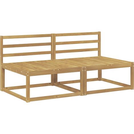 Divano centrale per esterno Bianco 158 x 83 x 73 cm vidaXL