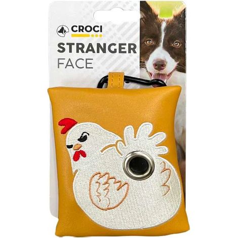 Set 2 pezzi Minibag Stranger Face Gallina 10,5x8,5 cm.