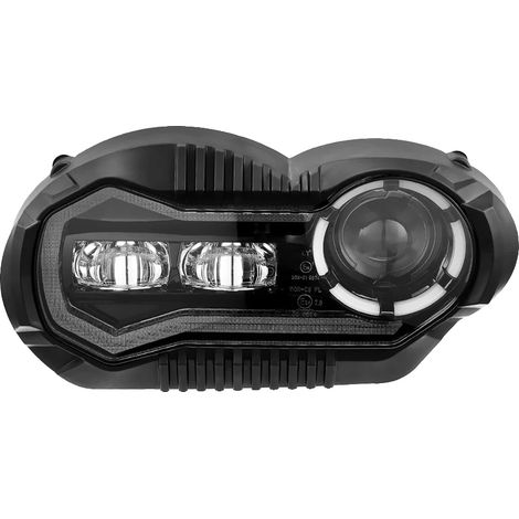 Conjunto de faro delantero para motocicleta, proyector LED, fácil instalación, marca E24 (1/2)