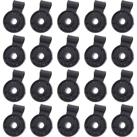 Plastic clips for shade netting – Pack of 20, quick and strong fastening for greenhouses or outdoor shade sails