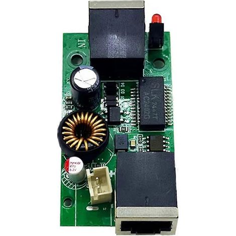 Répartiteur PoE actif isolé 48 V vers 5 V/12 V, conforme à la norme IEEE 802.3af/At, sortie CC 12 V/5 V, 27 W, prend en charge Ethernet 2,5 G/10/100/1000 M, sortie 5 V. (1/5)