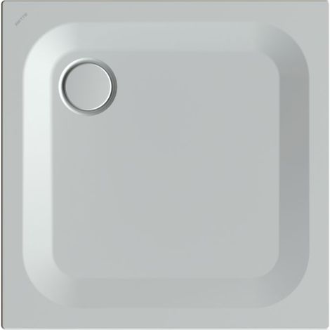 Plato de ducha rectangular BetteUltra 800x800x25mm, con Glaze