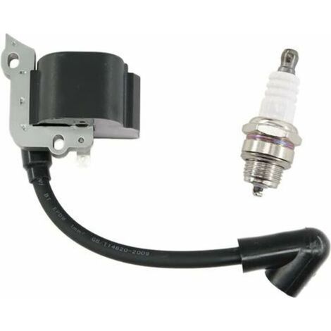 Borbintor de incindidor Avec bujítor pour mortorthemrrtor Stihl FS38 FS46 FS45 FS55 FC55 FC55Z FC55-DZ HL45 HL45Z HL45-DZ HS45 HS45Z KM55 KM55RZ KM55C KM55R. Number de Piece de reputheretor: 4140 400 (1/4)