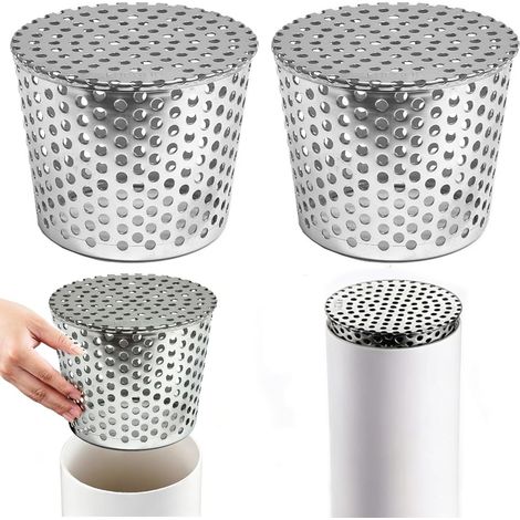 Crapaudine De Gouttière Grille,2 Protection Feuilles Gouttière,90-110mm Acier Inoxydable Filtre Gouttiere,Blocage De Toit Maille,Grille Gouttiere Anti Feuilles,Filtre Anti-Débris pour Tuyau (1/5)