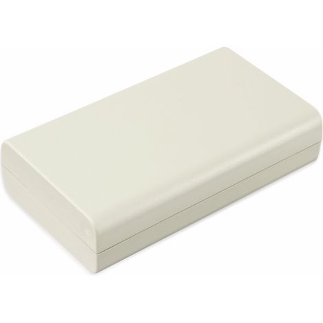 Boîtier en plastique STRAPUBOX avec compartiment pour batterie, Type 6512 GR, 124 x 71 x 30 mm (1/4)