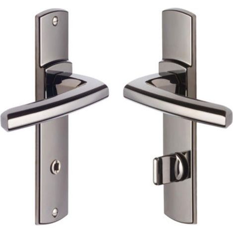 Set de Poignée de Porte sur Plaque SCULT - Version à Condamnation pour Porte de WC (1/5)