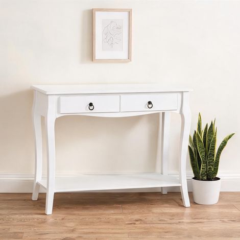 Console en tablero de MDF y madera de pino 100 x 33 x 75 cm (1/5)