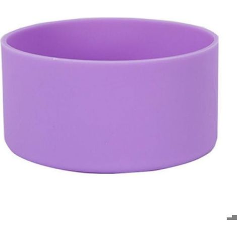 Couvercle En Silicone Pour Gourde - 7,5 Cm - Protection Bas De Gourde - Lot De 8 Pièces - Violet Clair (1/5)