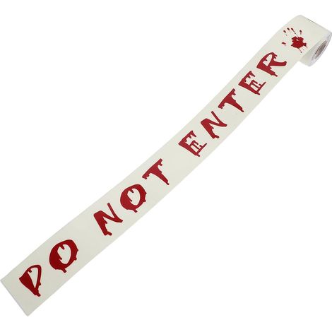 CCYKXASelf-adhesive, phosphorescent PP Halloween hazard tape for Halloween celebrations, decorative warning tape, visible in low light (1/5)