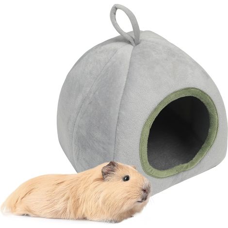 Maison Pour Cochon D Inde - Cabane Chaude 20x20x20 Cm Avec Ouverture 7 Cm - Pour Petit Animal - 1 Pièce (1/5)