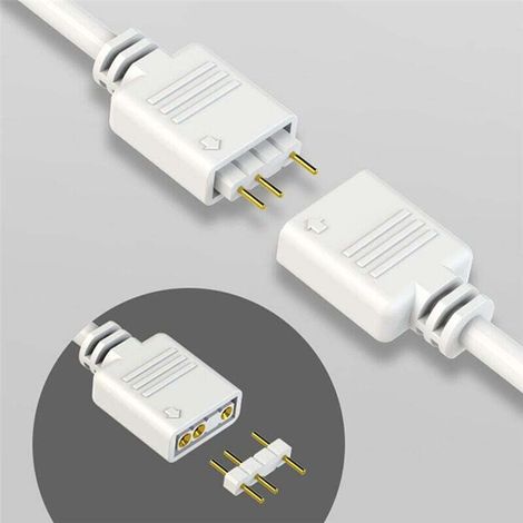 5V 3 Pin Extension Cable for Motherboard Computer Hub Connection ARGB Splitter Black (1/4)