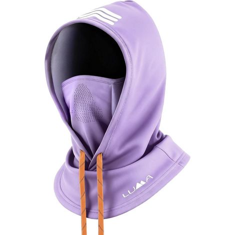 Masque d'hiver thermique polaire pour homme et femme, respirant et coupe-vent, violet (1/5)