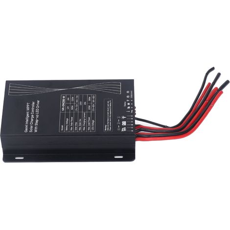 Solar-Laderegler mit MPPT-Funktion, automatischer Anpassung und Fernbedienung, 12 V/24 V (1/5)