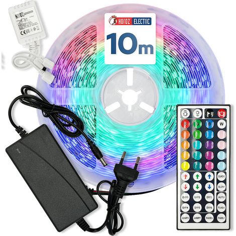 Kit complet ruban LED VICTORY-10 RGB 24V 10W/m IP20 bobine 10m HOROZ (1/5)