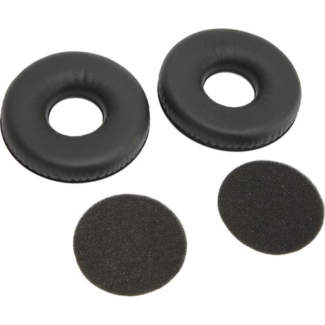 Coussins d'oreille en cuir noirs pour casque AKG K121, K121S, K141 MK II, K142 HD - Pièces de rechange (1/5)