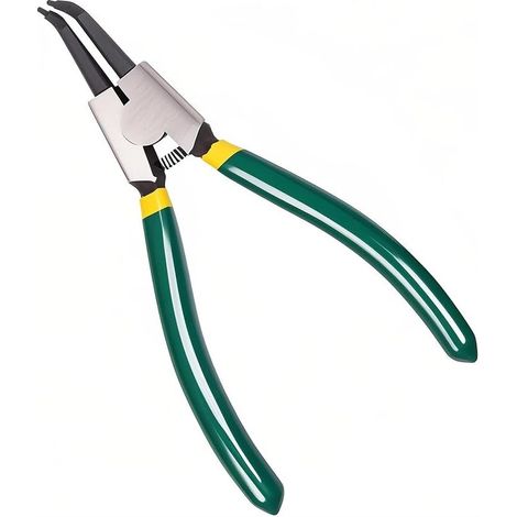 Pince Circlips 175mm,Extérieur Coudée,Ressort Interne, Anti-Rouille, Tête-Taille: 1,78 mm. (1/5)