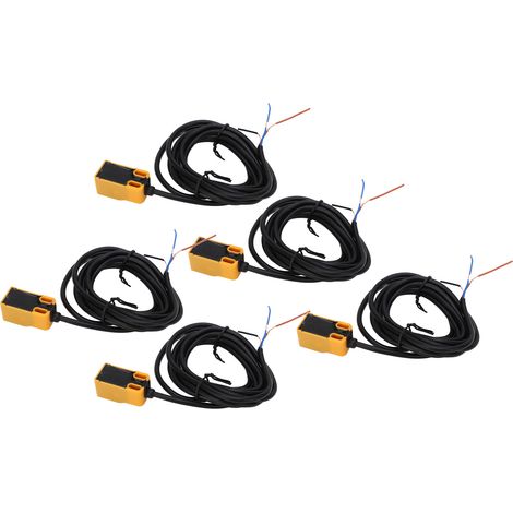 5 Stück induktive Näherungsschalter NPN IP65 ABS-Gehäuse Hochfrequenz-Näherungssensorschalter DC10‐30V (1/5)