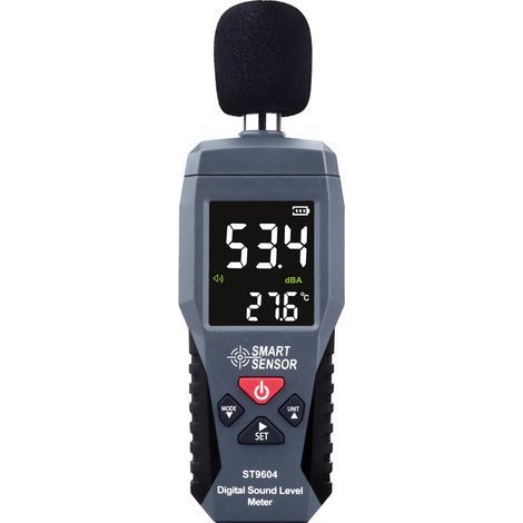 SMART SENSOR Sound Level Meter, Noise Level Recorder, Digital Audio Sound Level Meter, Measurement Range 30-130dB (1/5)